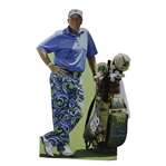 John Daly Signed Small Cardboard Stand Up Display JSA ALOA