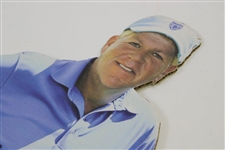 John Daly Signed Small Cardboard Stand Up Display JSA ALOA