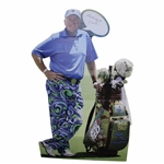 John Daly Signed Large Cardboard Stand Up Display with Grip It & Rip It Yall JSA ALOA