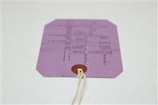 1959 Masters Tournament Sunday 4th Final Round Ticket #4611 with Original String