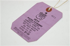 1959 Masters Tournament Sunday 4th Final Round Ticket #4611 with Original String