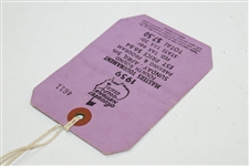 1959 Masters Tournament Sunday 4th Final Round Ticket #4611 with Original String