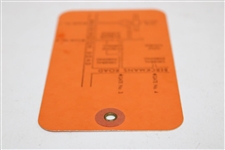1955 Masters Tournament Saturday 3rd Round Ticket #5 - Top Example & Very Low Number!