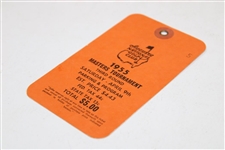 1955 Masters Tournament Saturday 3rd Round Ticket #5 - Top Example & Very Low Number!