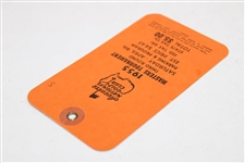 1955 Masters Tournament Saturday 3rd Round Ticket #5 - Top Example & Very Low Number!