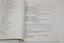 1966 Augusta National 'The Masters Tournament Scoring Records & Statistics' Booklet - Inglish