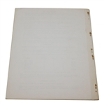 1966 Augusta National 'The Masters Tournament Scoring Records & Statistics' Booklet - Inglish
