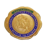 1932 National Amateur USGA Contestant Badge Baltimore Five Farms East Course 1st Canadian Winner