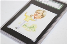 Jack Nicklaus 1990 Imperial Publishing Graded Card 96 Mint 9
