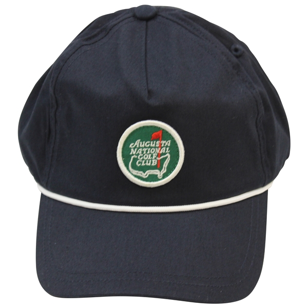 Augusta National Golf Club Members Only Navy w/Green Circle Patch Logo Hat - New with Tags