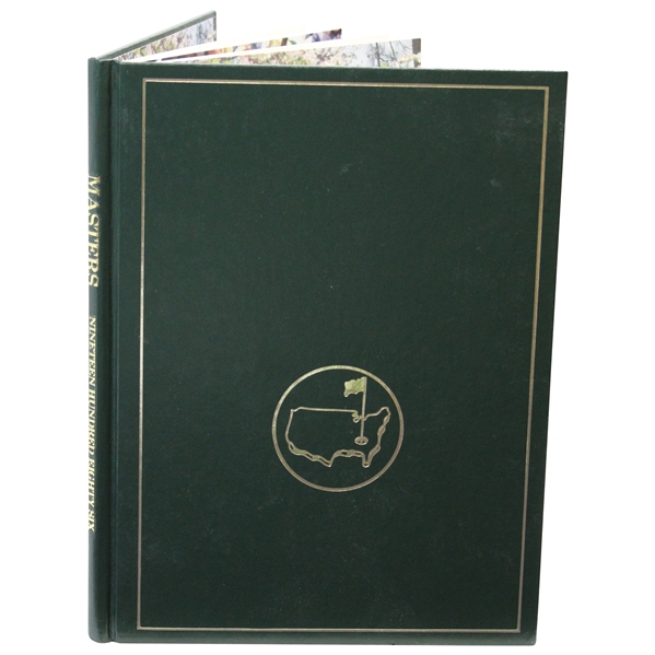 1986 Masters Tournament Green Annual Book - Jack Nicklaus 6th Masters Victory