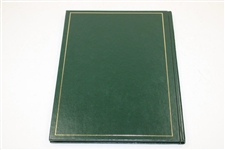 1986 Masters Tournament Green Annual Book - Jack Nicklaus' 6th Masters Victory