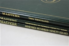 1998, 1999 & 2000 Masters Tournament Green Annual Books