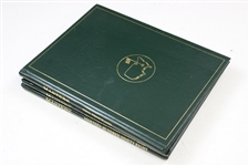 1998, 1999 & 2000 Masters Tournament Green Annual Books