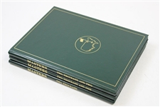 2000, 2001 & 2002 Masters Tournament Green Annual Books