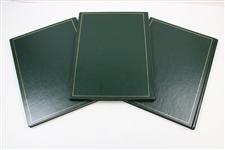2000, 2001 & 2002 Masters Tournament Green Annual Books