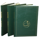 2000, 2007 & 2011 Masters Tournament Green Annual Books