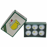 2004 Masters Tournament Half Dozen Pro V1 Golf Balls in Original Box - Unopened