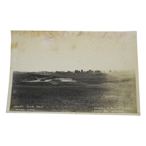 Early 1930s Jockey Club Golf Buenos Aires Wendell P. Miller & Asso, Engineers Photo