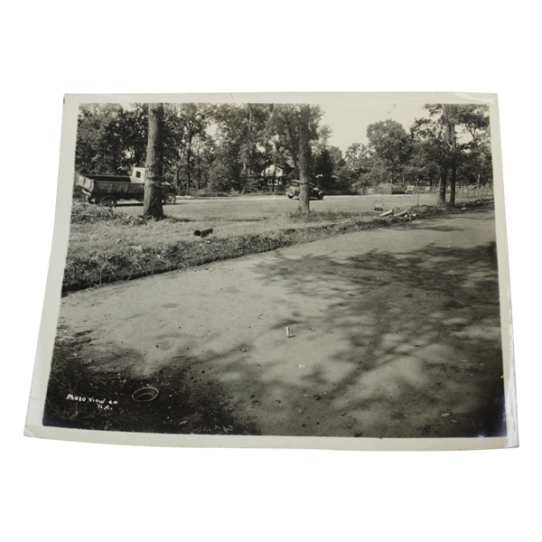 Early 1930s J. J. Lynn Private Golf Course of Kansas City, Mo Drainage Pipe  Photo - Wendell Miller Collection