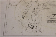Early 1930's Kishwauketoe Country Club Lake Geneva, Wisconsin Course Plan - Wendell Miller Collection