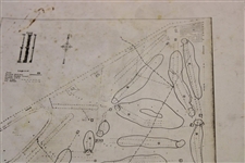 Early 1930's Kishwauketoe Country Club Lake Geneva, Wisconsin Course Plan - Wendell Miller Collection