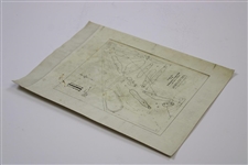 Early 1930's Kishwauketoe Country Club Lake Geneva, Wisconsin Course Plan - Wendell Miller Collection