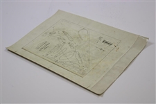 Early 1930's Kishwauketoe Country Club Lake Geneva, Wisconsin Course Plan - Wendell Miller Collection