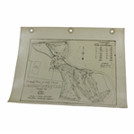 Early 1930s Columbus Country Club Drainage Plan - Wendell Miller Collection