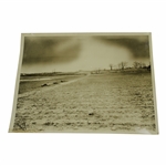 Early 1930s Dirt Road Through Field Surveying Photo - Wendell Miller Collection