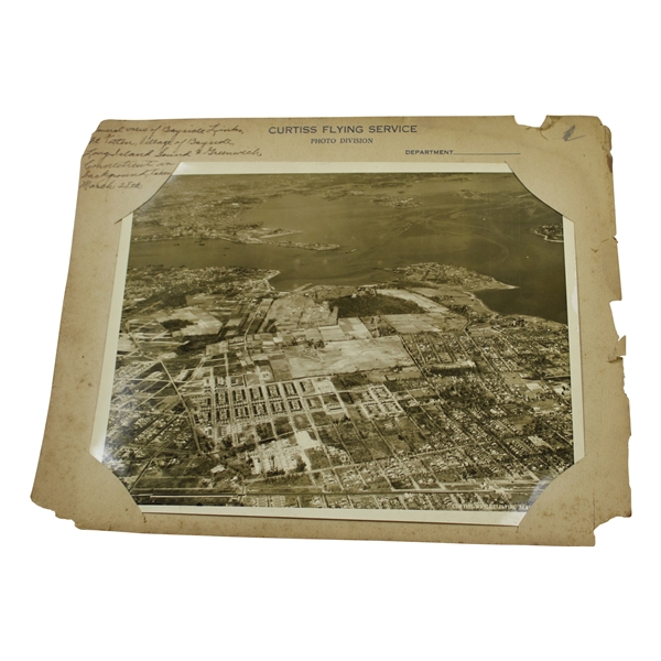 Early 1930s Willets Point Long Island, NY Aerial Photo for Bayside Golf Corp Golf Course Design - Wendell Miller Collection