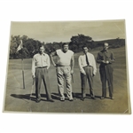 Circa 1947 Babe Ruth with others Golfing Original Photo - Framed