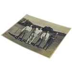 Circa 1947 Babe Ruth with others Golfing Original Photo - Framed