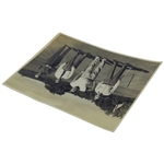 Circa 1947 Babe Ruth with others Golfing Original Photo - Framed