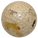 Peter Thomson's 1956 OPEN Championship at Royal Liverpool Used Winning Dunlop 65 Golf Ball