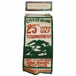 Ralph Hutchisons 1947 25th Open Tournament at Miami Springs GC Contestant Badge/Ribbon