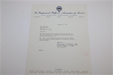 1977 Ryder Cup Dinner Menu Signed By Both Teams, Captains & US Wives JSA ALOA