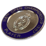 Arnold Palmer's 1987 Open Championship Contestant Badge at Muirfield Golf Links