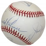 Big 3 And Lee Signed American League Baseball With Bold Ink Signatures JSA ALOA