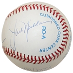 'Big 3 And Lee' Signed American League Baseball With Bold Ink Signatures JSA ALOA