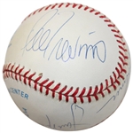 'Big 3 And Lee' Signed American League Baseball With Bold Ink Signatures JSA ALOA