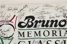 Seve & Field Signed Bruno's Memorial Classic Oversize Flag - Seve's Only Senior Event! JSA ALOA