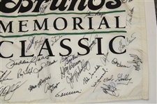 Seve & Field Signed Bruno's Memorial Classic Oversize Flag - Seve's Only Senior Event! JSA ALOA