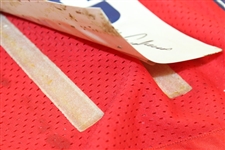 Arnold Palmer Signed & Inscribed Match Used Caddy Bib From Final Open Championship at St. Andrews - 1995 JSA ALOA