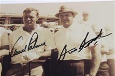 Ben Hogan, Byron Nelson, Arnold Palmer & Sam Snead Signed 11 X 14 Photo at Preston Hills, Dallas, TX JSA ALOA