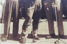Ben Hogan, Byron Nelson, Arnold Palmer & Sam Snead Signed 11 X 14 Photo at Preston Hills, Dallas, TX JSA ALOA
