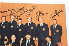 1973 American Champion Ryder Cup Team Incl. Palmer & Nicklaus Signed 11 X 14 Photo With Captain JSA ALOA