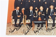1973 American Champion Ryder Cup Team Incl. Palmer & Nicklaus Signed 11 X 14 Photo With Captain JSA ALOA