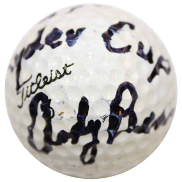 Andy Bean Match Used And Inscribed Golf Ball From 1987 Ryder Cup JSA ALOA