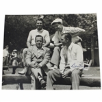 Ben Hogan And Byron Nelson Signed Augusta National GC Clubhouse Frank Christian Photo JSA ALOA